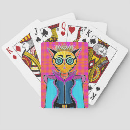 Baraja De Cartas Feline character design