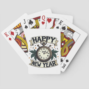 Baraja De Cartas Feliz Año Nuevo 2025