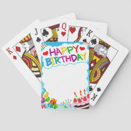 Baraja De Cartas Feliz cumpleaños 