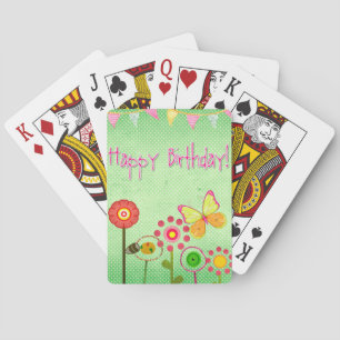 Baraja De Cartas Feliz cumpleaños