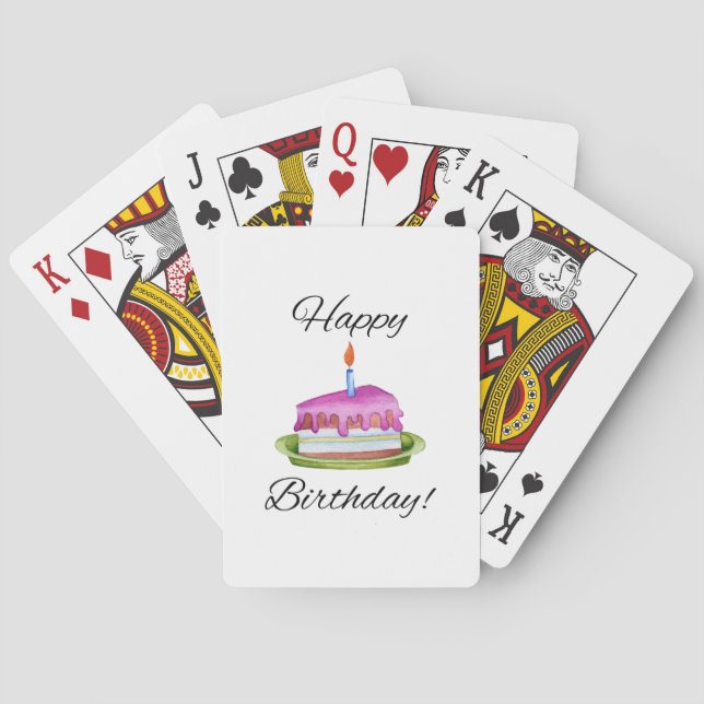 Baraja De Cartas ¡Feliz cumpleaños! (Reverso)