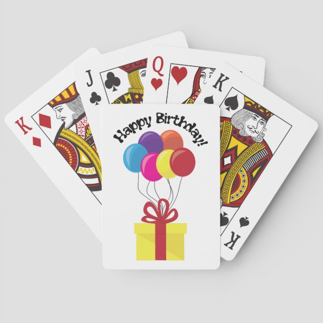 Baraja De Cartas ¡Feliz cumpleaños! (Reverso)