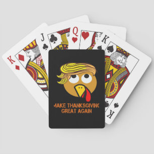 Baraja De Cartas Feliz Día de Acción de Gracias