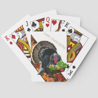 Baraja De Cartas Feliz Día de Acción de Gracias