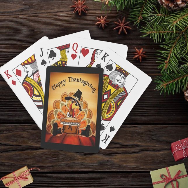 Baraja De Cartas Feliz Día de Acción de Gracias Turquía Diversión I (Subido por el creador)