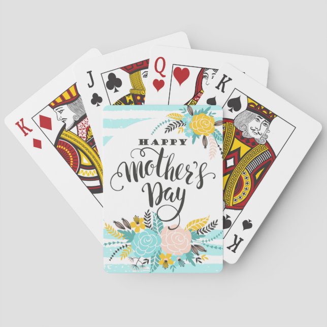 Baraja De Cartas Feliz Día de la Madre (Reverso)