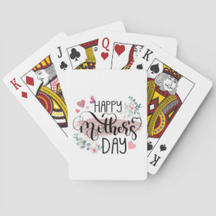 Baraja De Cartas Feliz Día de la Madre 2025 con sabor a torta para 