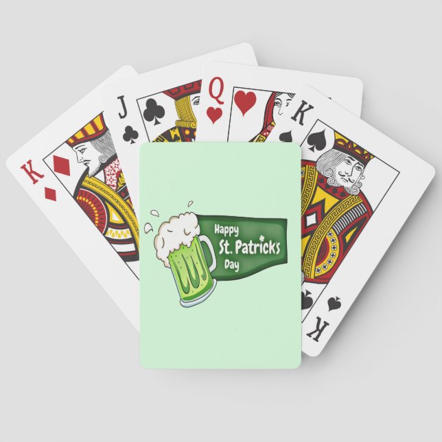 Baraja De Cartas Feliz Día de San Patricio (Reverso)