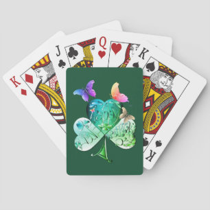 Baraja De Cartas "Feliz día de San Patricio"Trébol
