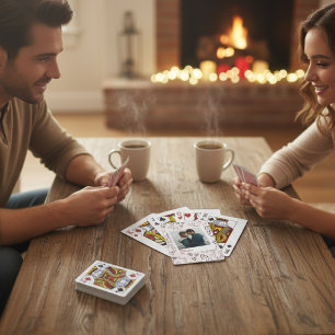 Baraja De Cartas Feliz Día de San Valentín Moderna y elegante foto