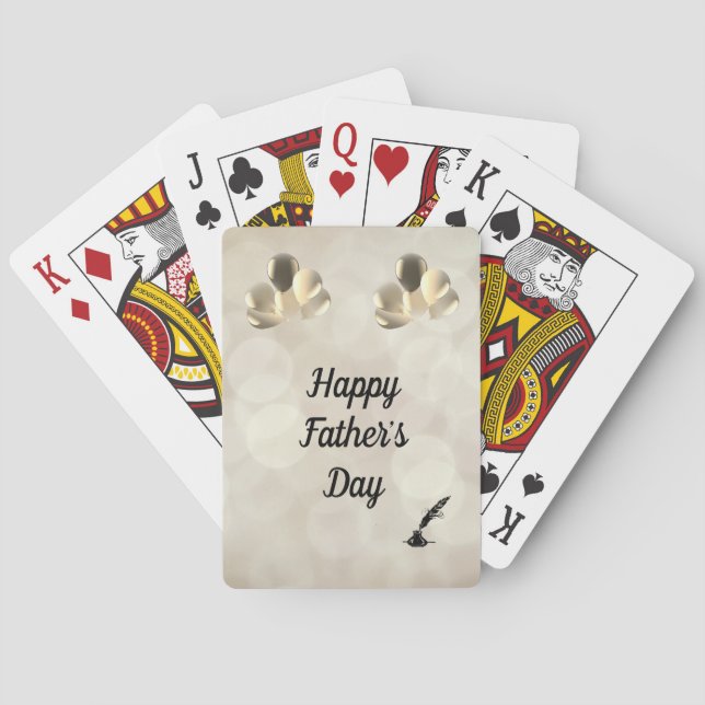Baraja De Cartas Feliz Día del Padre (Reverso)