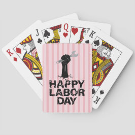 Baraja De Cartas Feliz Día del Trabajo