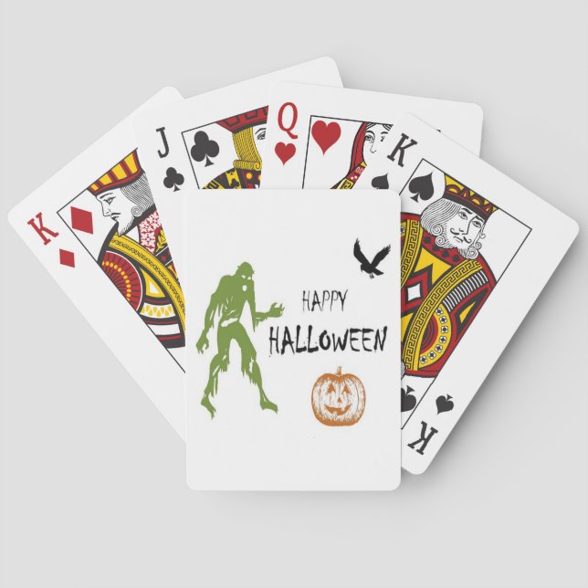 Baraja De Cartas Feliz Halloween (Reverso)