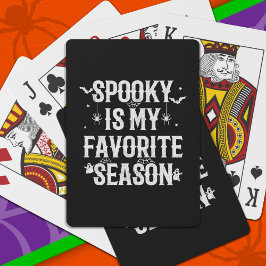Baraja De Cartas Feliz Halloween Spookin Season Funny Halloween