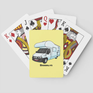 Baraja De Cartas Feliz ilustracion personalizado de camperán