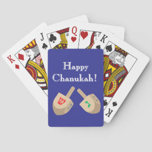 Baraja De Cartas Feliz Janucá 2 peonzas