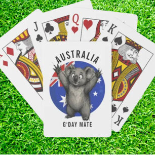 Baraja De Cartas feliz koala australiano