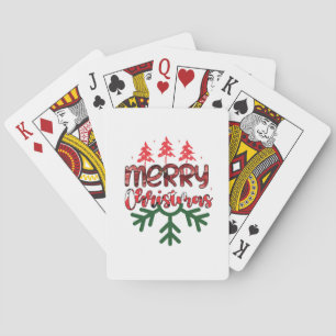 Baraja De Cartas Feliz Navidad