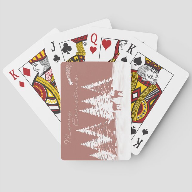 Baraja De Cartas Feliz Navidad (Reverso)