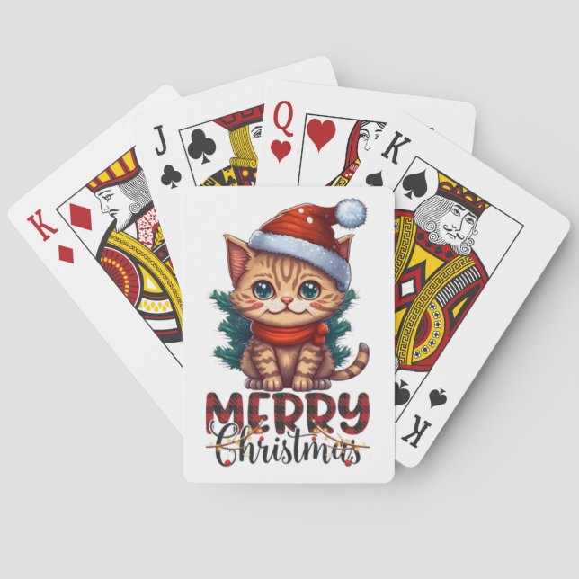 Baraja De Cartas Feliz Navidad (Reverso)