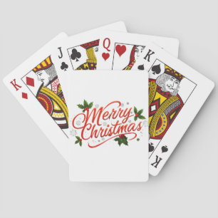 Baraja De Cartas Feliz Navidad