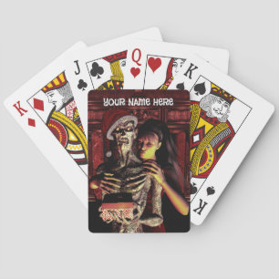 Baraja De Cartas Feliz Navidad. Complicado gracioso con mujer