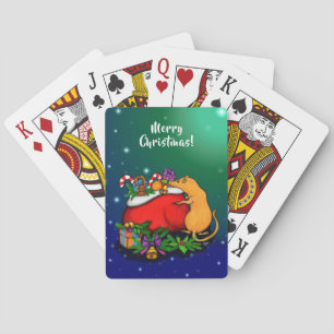 Baraja De Cartas Feliz Navidad con el príncipe rata