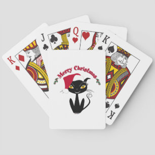 Baraja De Cartas Feliz Navidad Gatito