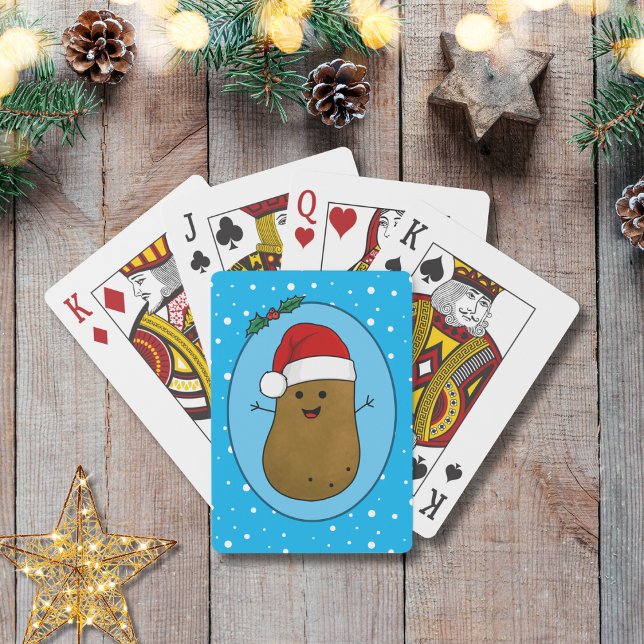 Baraja De Cartas Feliz Navidad Patata (Adorable Christmas Potato Playing Cards)