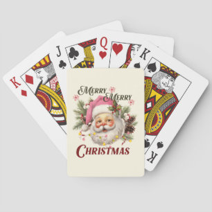 Baraja De Cartas Feliz Navidad - Santa Rosa