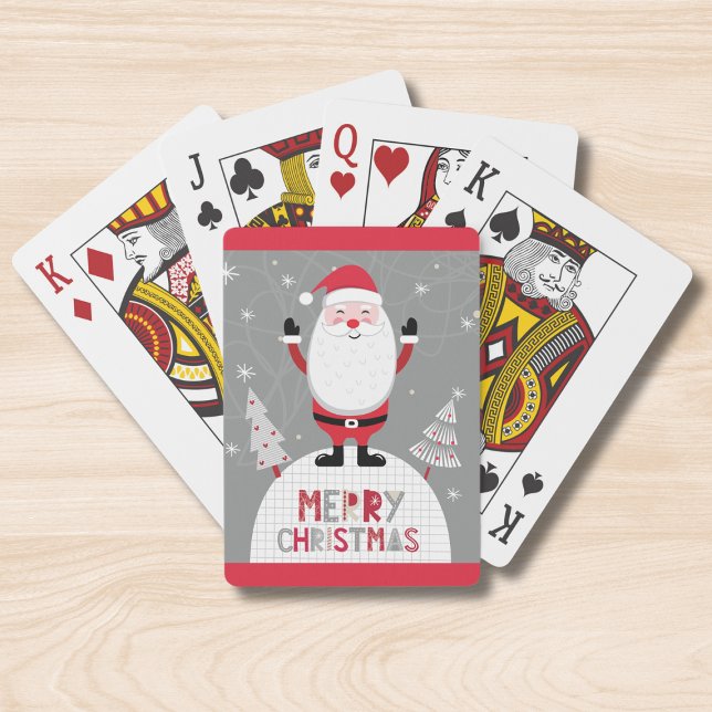 Baraja De Cartas Feliz Navidad Whimsical Santa (Subido por el creador)