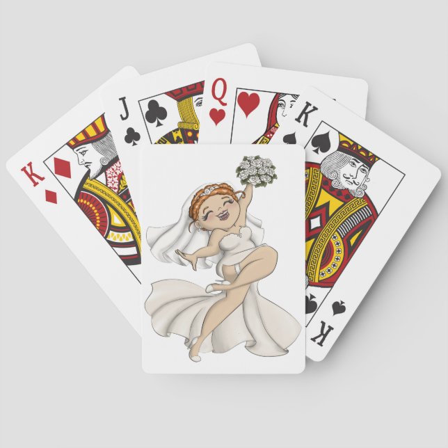 Baraja De Cartas Feliz Novia 03 (Reverso)