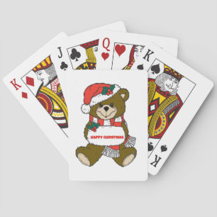 Baraja De Cartas Feliz oso Navidad
