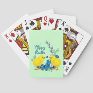 Baraja De Cartas Feliz Pascua con chicles bebés