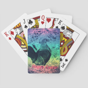 Baraja De Cartas Feliz Pascua Hen