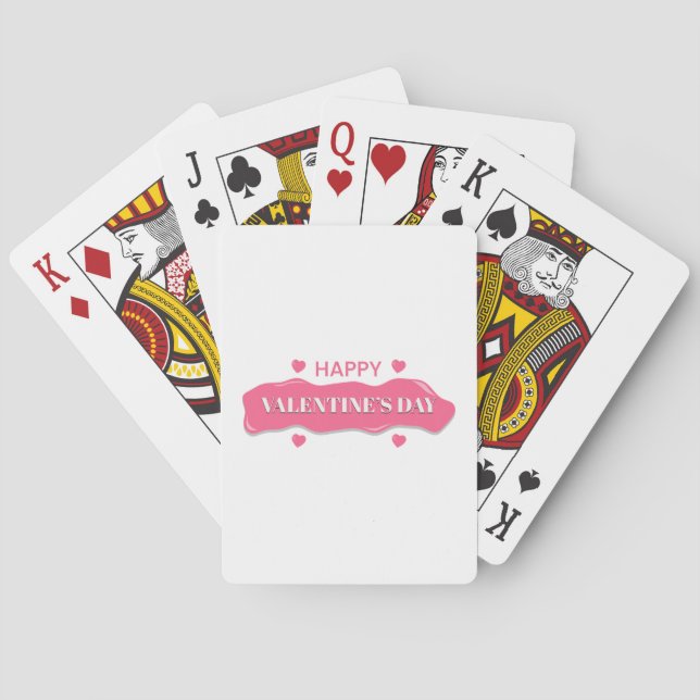 BARAJA DE CARTAS FELIZ VALENTINE (Reverso)