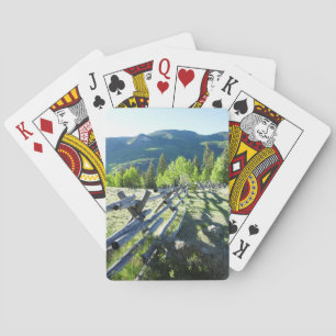 Baraja De Cartas Fenceline de madera