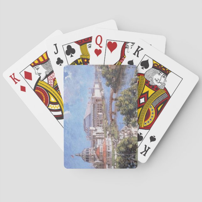 Baraja De Cartas Feria Mundial de Chicago (Exposición Colombiana) (Reverso)
