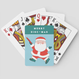 Baraja De Cartas Feriado de Navidades de Frisbee