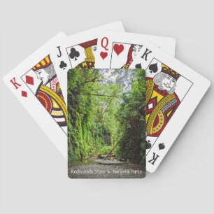 Baraja De Cartas Fern Canyon Green Walls en el Parque Nacional de l
