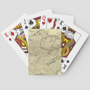 Baraja De Cartas Ferrocarril de Nueva York, de Pennsylvania y de