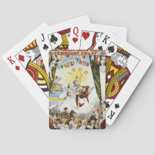 Baraja De Cartas Festival de Vintage del Carnaval de Mardi Gras