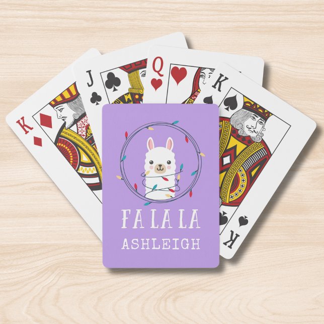 Baraja De Cartas Festividades navidades Fa La Llama Personalizadas (Subido por el creador)