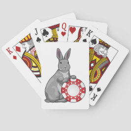 Baraja De Cartas Fichas de póker de Rabbit
