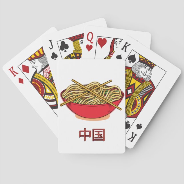 Baraja De Cartas Fideos de China (Reverso)