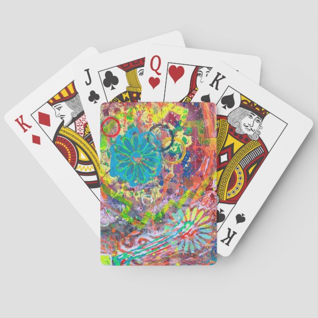 Baraja De Cartas Fiebre de primavera 2 tarjetas de reproducción (Reverso)