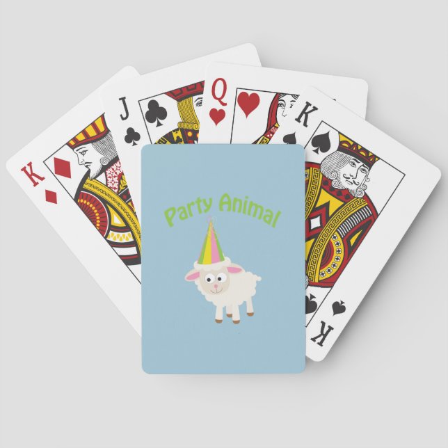 Baraja De Cartas ¡fiesta Animal! Cordero (Reverso)