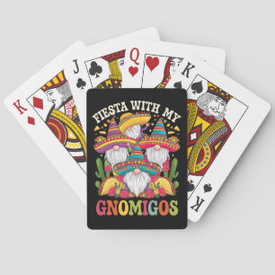 Baraja De Cartas Fiesta con mi Gnomigos Gnome Cinco De Mayo