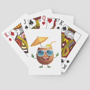 Baraja De Cartas Fiesta de bebidas tropicales para vacaciones alegr