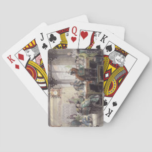 Baraja De Cartas Fiesta de cena en la casa de un mandarín, de